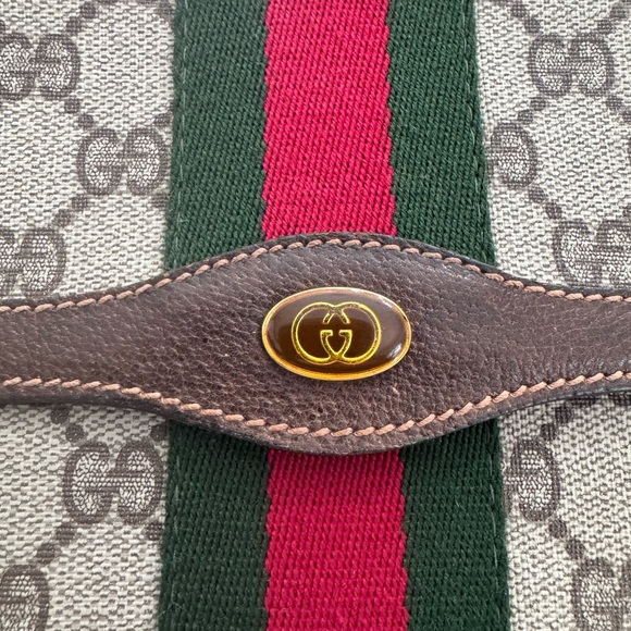 ♦️SOLD♦️Gucci Ophidia Sherry Line Supreme GG Monogram Clutch Crossbody Bag - Picture 3 of 16